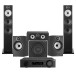 JBL MA710 AV Receiver & Bowers & Wilkins 603 S3 5.1 Speaker Package, Black - Bundle
