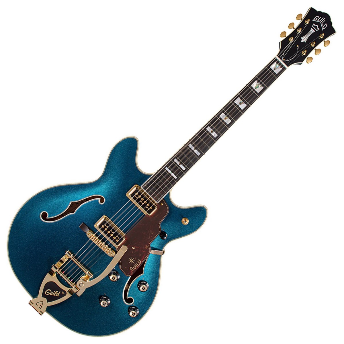 Guild Starfire Custom DC GVT GH Teal The Deal