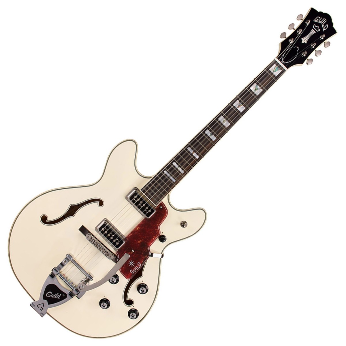 Guild Starfire Custom DC GVT Vintage White