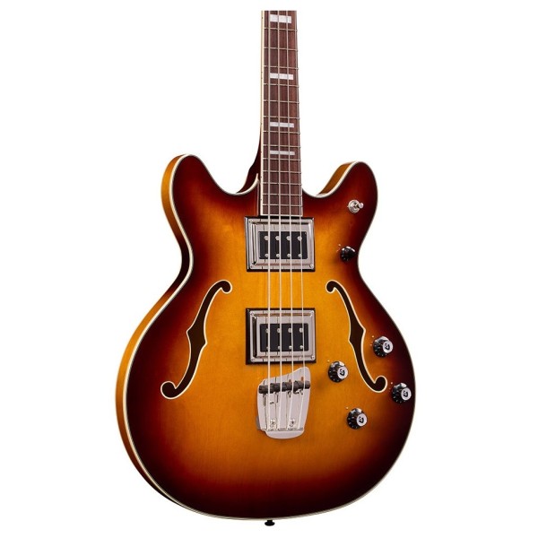 Guild Starfire Deluxe Bass, Sweet Tea - body