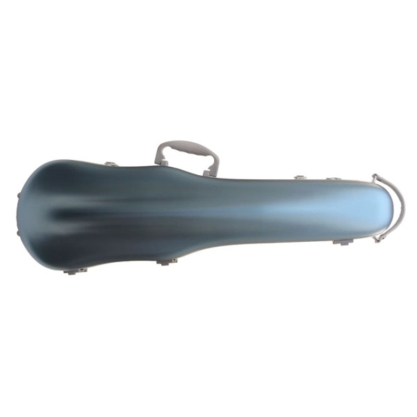 Spirit Polycarbonate Shaped Violin Case, 1/2-1/4, Steel Blue