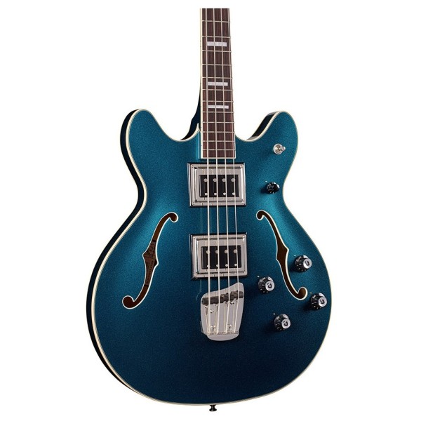 Guild Starfire Deluxe Bass, Teal The Deal - body
