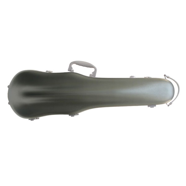 Spirit Polycarbonate Shaped Violin Case, 1/2-1/4, Deep Green