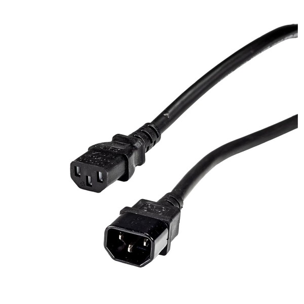 LEDJ 10m IEC Male to IEC Female Cable, Black