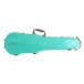 Spirit Polycarbonate Shaped Violin Case, 1/2-1/4, Turquoise