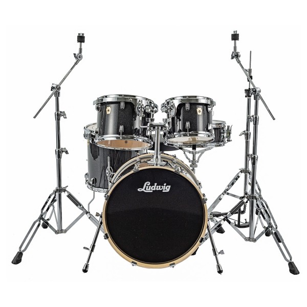 Ludwig Evolution 20" 5pc Drum Kit, Moon Dust