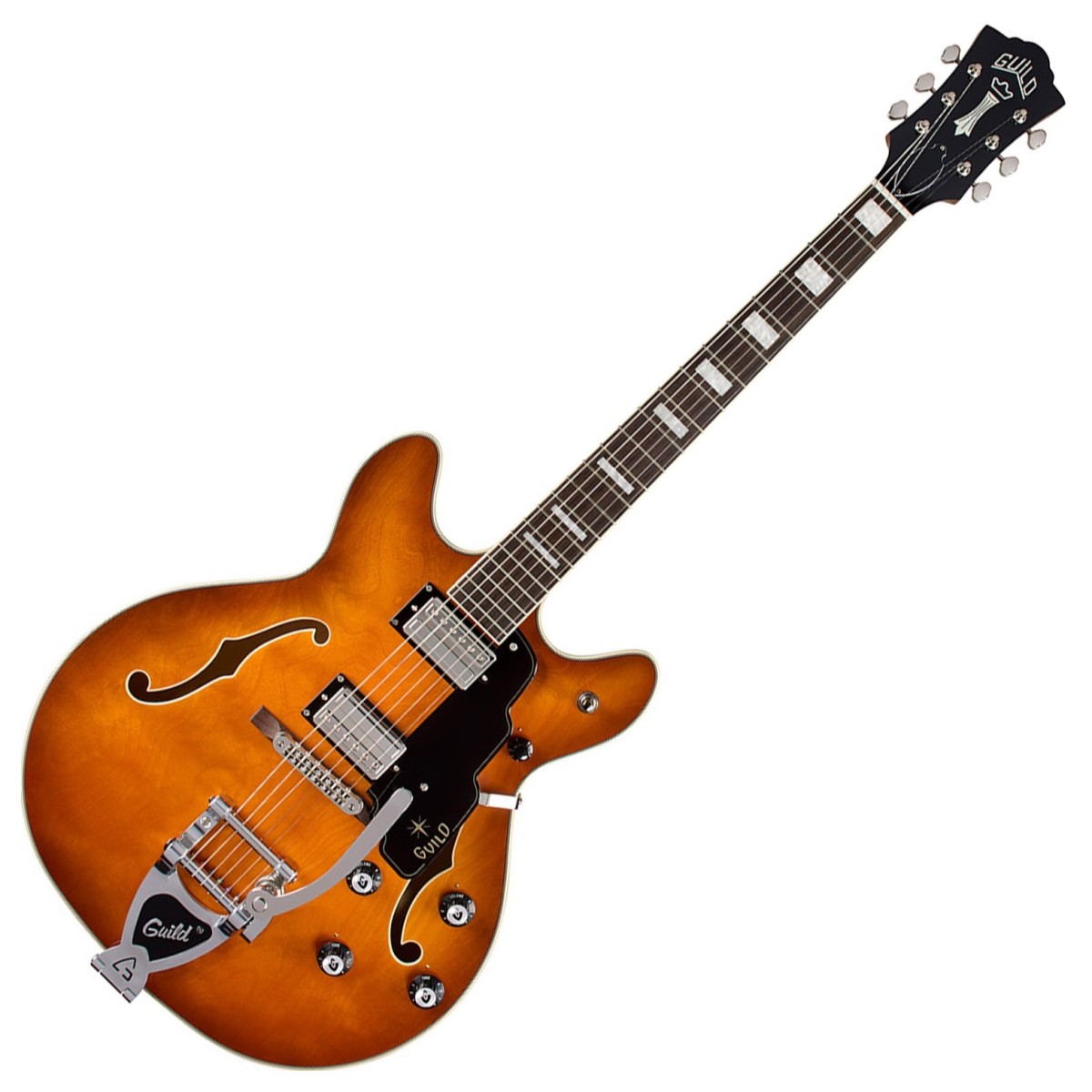 Guild Starfire Deluxe DC GVT Honey Burst