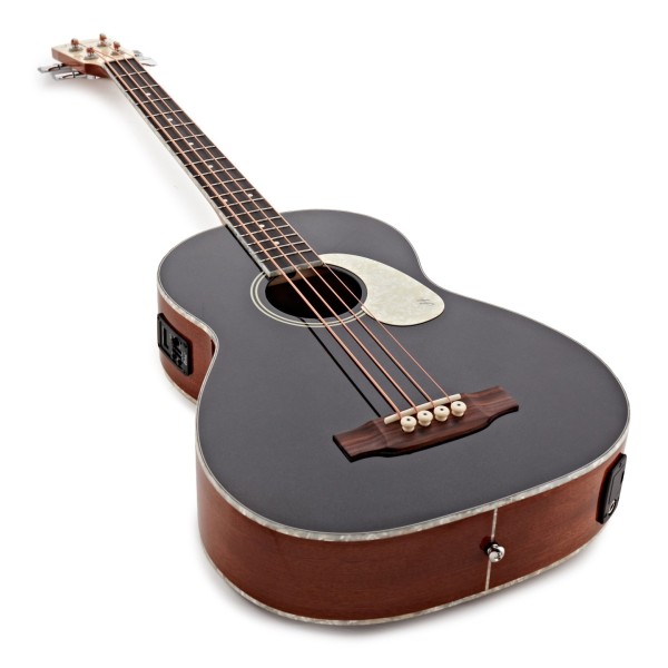 Hartwood Century Electro Acoustic Bass Guitar, Black