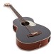 Hartwood Century Electro Acoustic Bass Guitar, Black