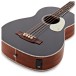 Hartwood Century Electro Acoustic Bass Guitar, Black