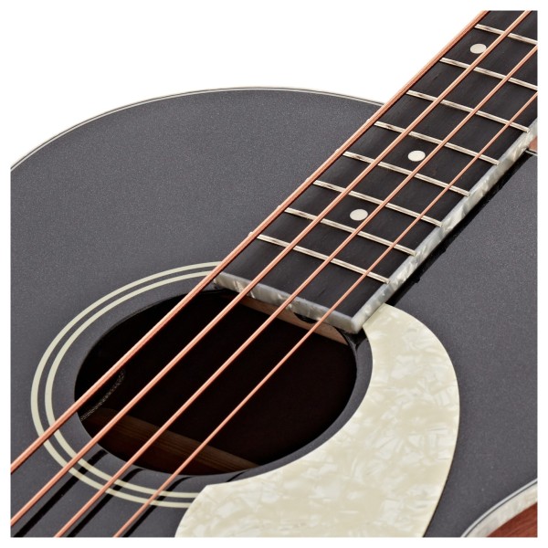 Hartwood Century Electro Acoustic Bass Guitar, Black