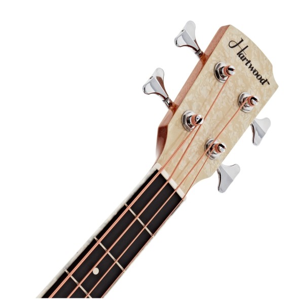Hartwood Century Electro Acoustic Bass Guitar, Black