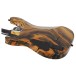 Schecter C-1 Hydro Dip Electric Guitar, Golden Eclipse - back of body