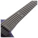 Schecter C-1 Hydro Dip Electric Guitar, Purple Obsidian - neck