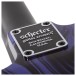 Schecter C-1 Hydro Dip Electric Guitar, Purple Obsidian - neck joint