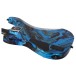Schecter C-1 Hydro Dip Electric Guitar, Midnight Tide - back of body