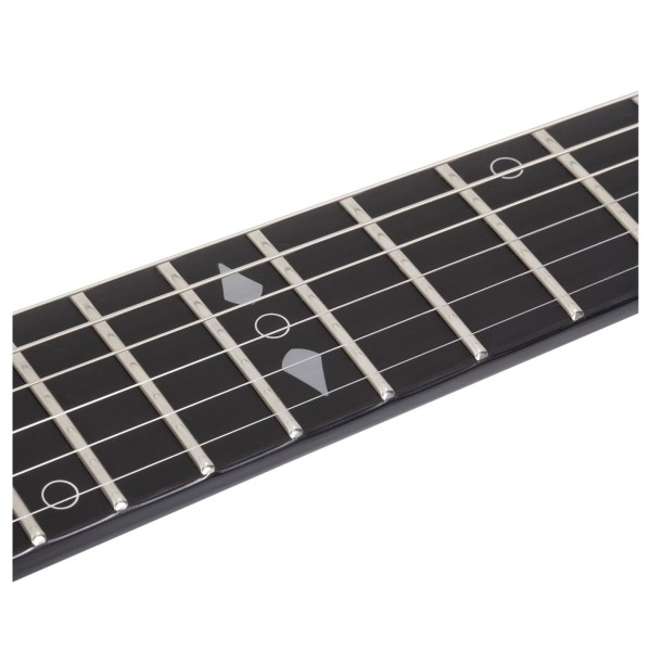 Schecter C-1 Hydro Dip Electric Guitar, Midnight Tide - neck