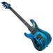 Schecter C-1 Hydro Dip Left Handed Electric Guitar, Midnight Tide