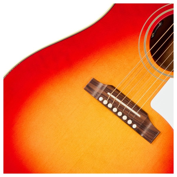 Gibson J-45 60s Original Fixed Bridge, Vintage Cherry Sunburst - bridge