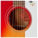 Gibson J-45 60s Original Fixed Bridge, Vintage Cherry Sunburst - preamp controls