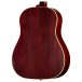 Gibson J-45 60s Original Fixed Bridge, Vintage Sunburst - back of body