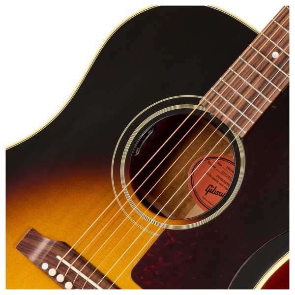 Gibson J-45 60s Original Fixed Bridge, Vintage Sunburst - soundhole
