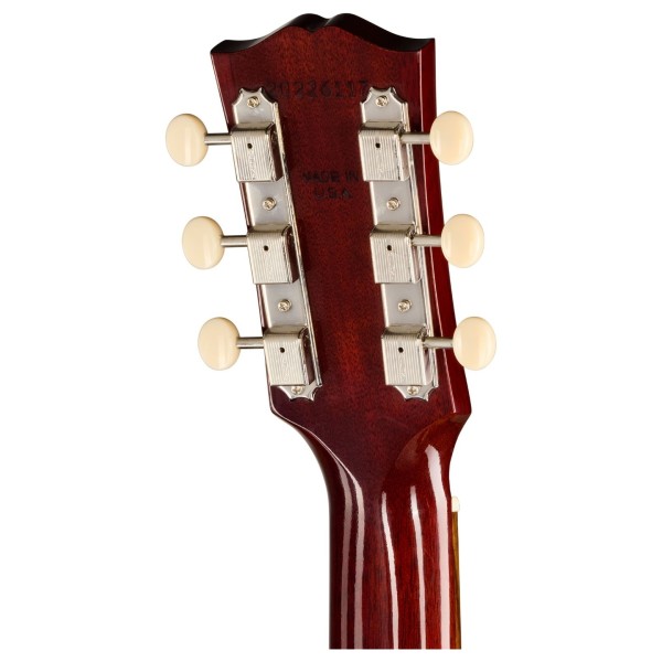 Gibson J-45 60s Original Fixed Bridge, Vintage Sunburst - back of headstock