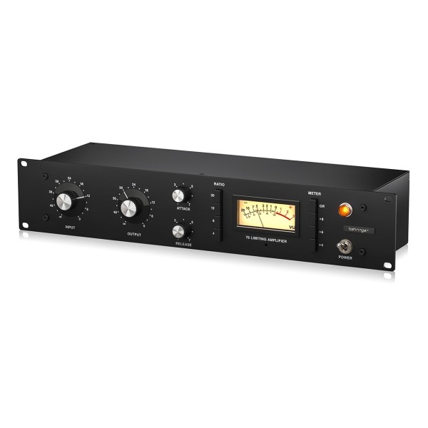 Behringer 76 2-Channel Compressor, Left Angle