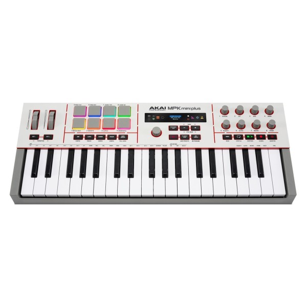 Akai MPK Mini Plus II 37-Key MIDI Keyboard - Front Top