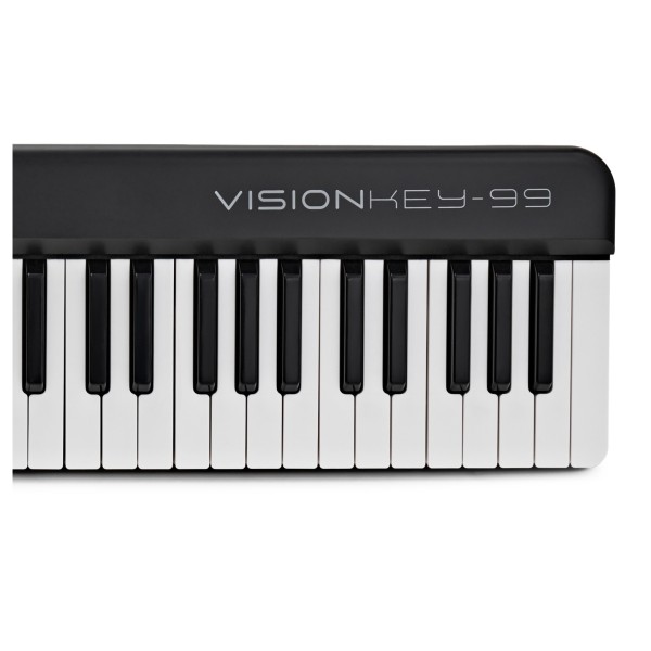 VISIONKEY-99 Digital Piano with Bluetooth by Gear4music, Stand Pack
