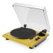 Majority Stylo Bluetooth Turntable, Yellow - Angled