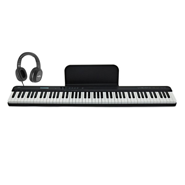 VISIONKEY-99 Digital Piano with Bluetooth by Gear4music, Stand Pack