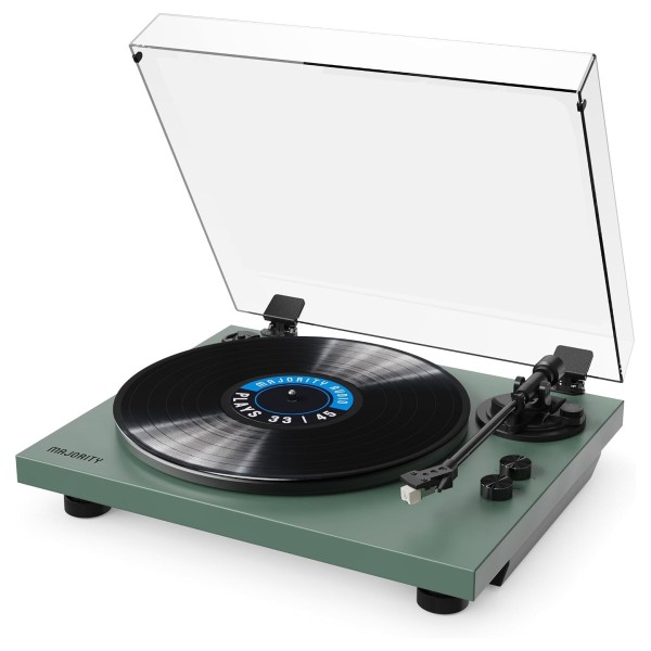 Majority Stylo Bluetooth Turntable, Green - Main