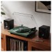 Stylo Bluetooth Recrord Player, Green - Lifestyle