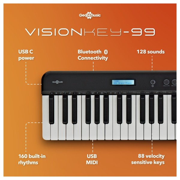 VISIONKEY-99 Portable Digital Piano