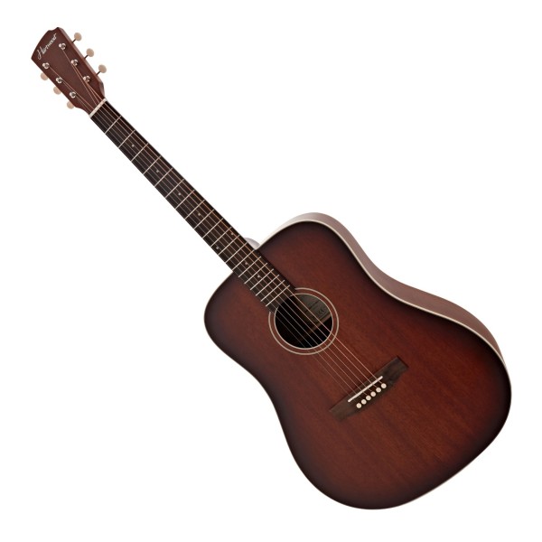 Hartwood Renaissance Left-Handed Dreadnought Acoustic Guitar, Mahogany