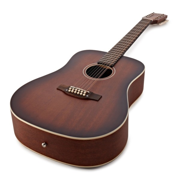 Hartwood Renaissance Left-Handed Dreadnought Acoustic 12-String Guitar, Mahogany