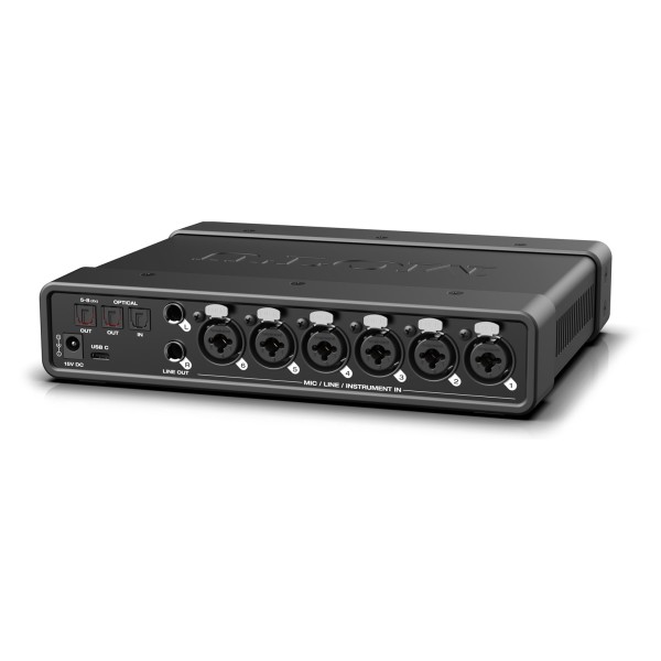 Motu OctaLite 16x12 USB Audio Interface - Angled Rear 2