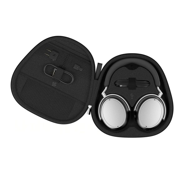 Sennheiser HDB 630 Closed-back Wireless Headphones, Lunar Silver - incase