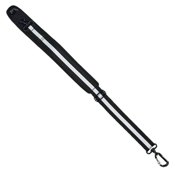 BAM Pair of Neoprene Straps for Hightech Case, Black and White