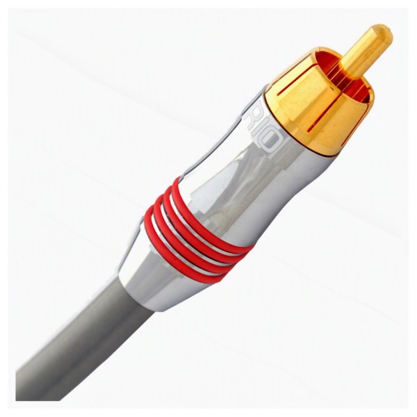 Fisual Rio Phono / RCA Plug - Single, Red