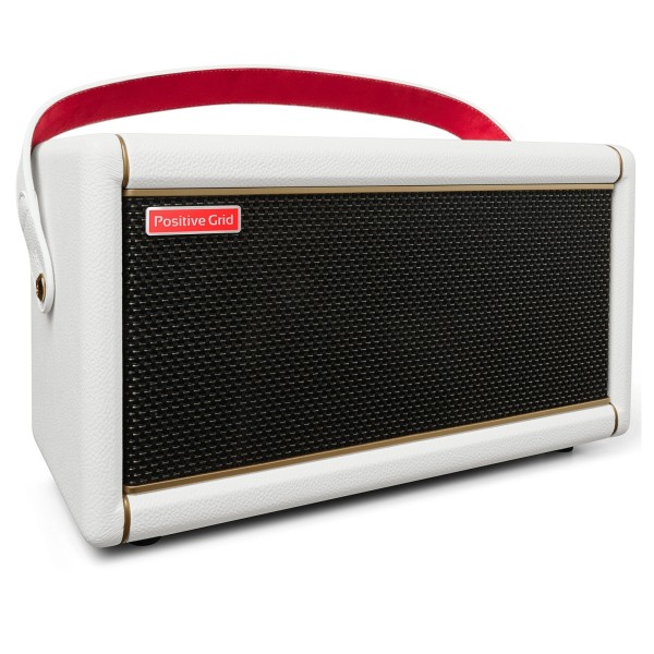 Positive Grid Spark 2 50W Practice Amp, Pearl - angled shot
