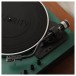 Majority Folio Bluetooth Turntable, Green - Detail Image, tonearm