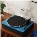 Majority Folio Bluetooth Turntable, Blue - Lifestyle Image