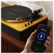 Majority Folio Bluetooth Turntable, Yellow - Tech Image, Built-In Bluetooth