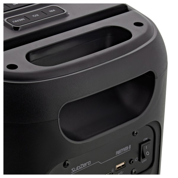 SubZero PartyVox 8" Karaoke Speaker with Wireless Microphones