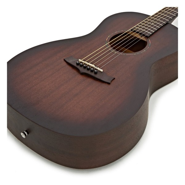 Tanglewood TWCR P Crossroads Parlour Acoustic, Whiskey Burst with Accessory Pack