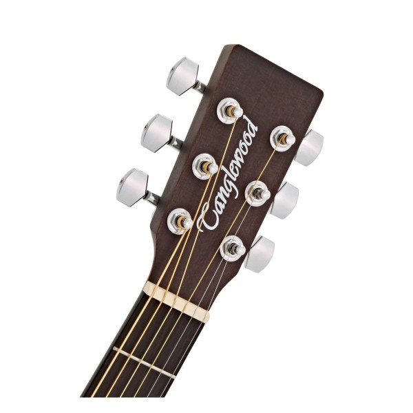 Tanglewood TWCR P Crossroads Parlour Acoustic, Whiskey Burst with Accessory Pack