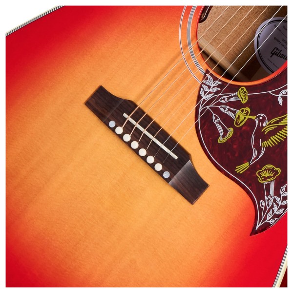 Gibson Hummingbird Standard, Vintage Cherry Sunburst - bridge