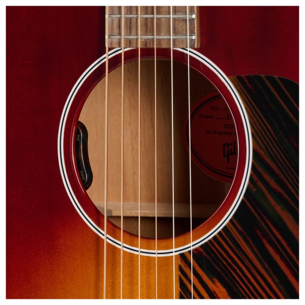 Gibson J-45 Original, Autumn Burst - preamp controls